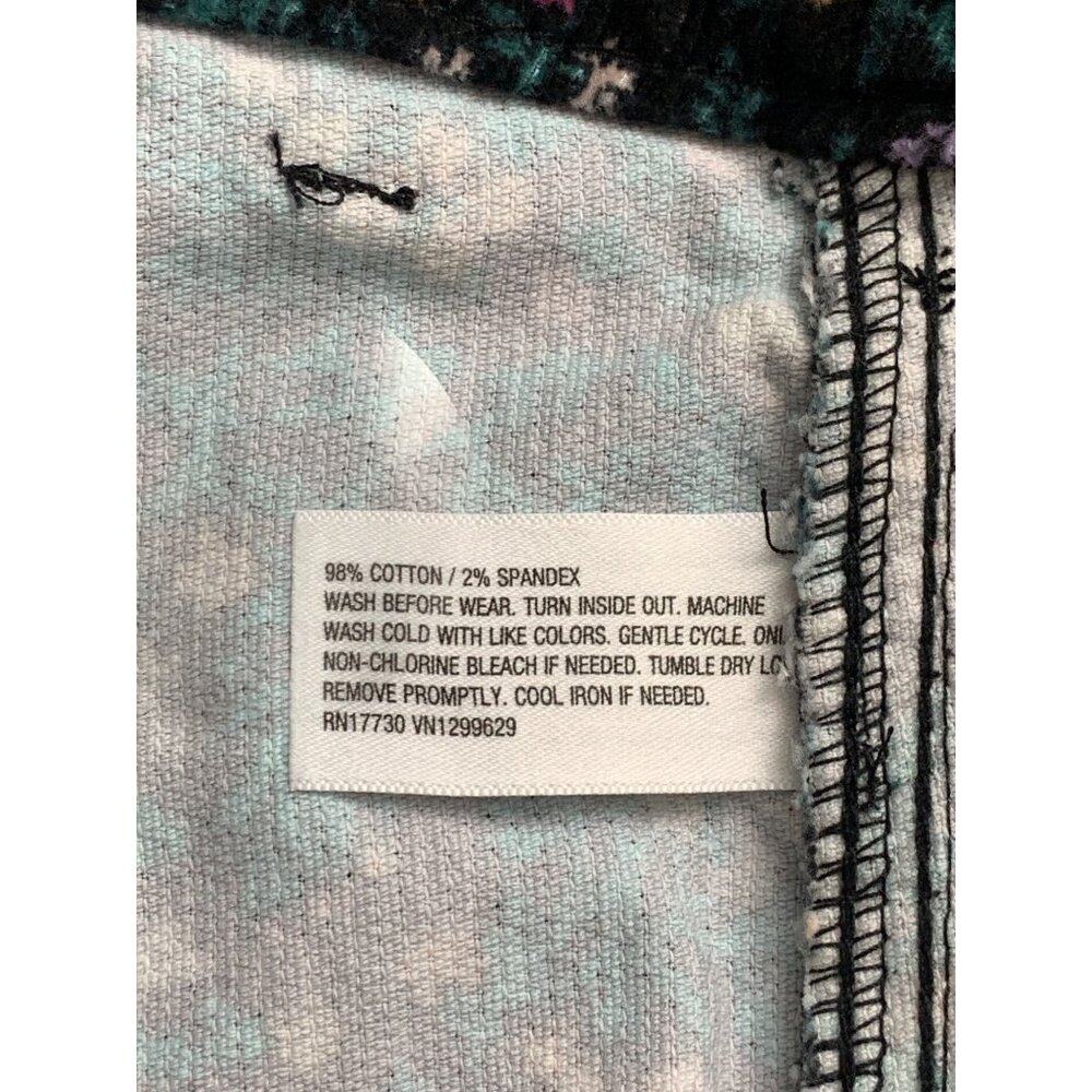 Art Class Junior Girls Multicolor Floral Print Design Corduroy Pants Size 16 - Picture 11 of 11